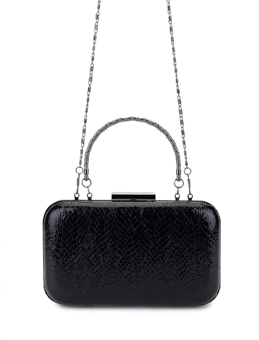 Tamer Tanca Kadın Siyah Vegan Abiye Çanta Tamer Tanca Kadın Siyah Vegan Abiye Çanta