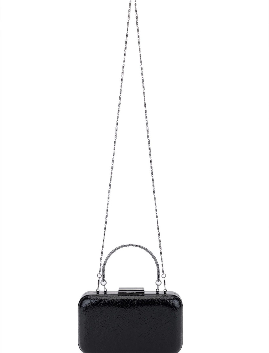 Tamer Tanca Kadın Siyah Vegan Abiye Çanta Tamer Tanca Kadın Siyah Vegan Abiye Çanta