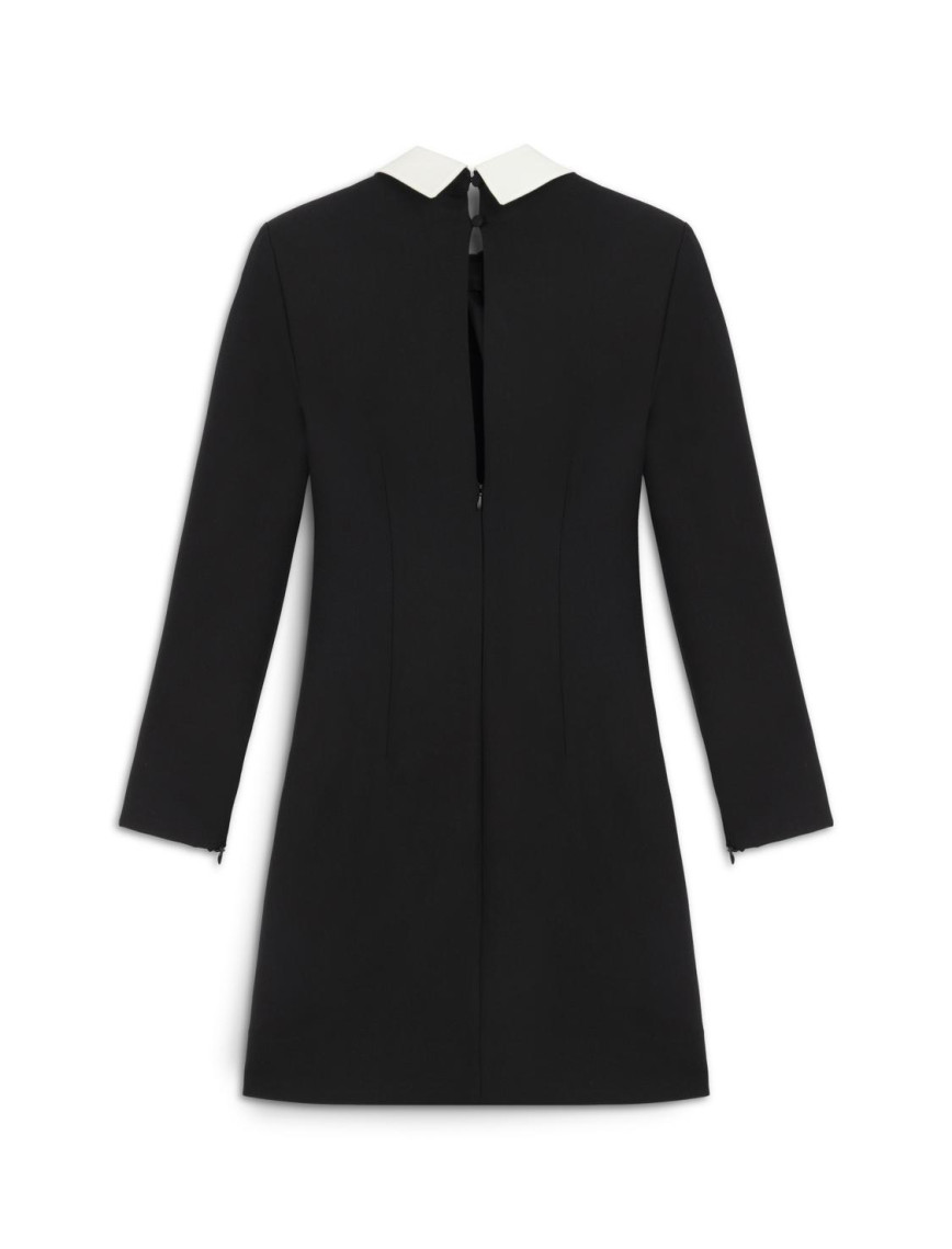 Kravat Yaka Mini Elbise