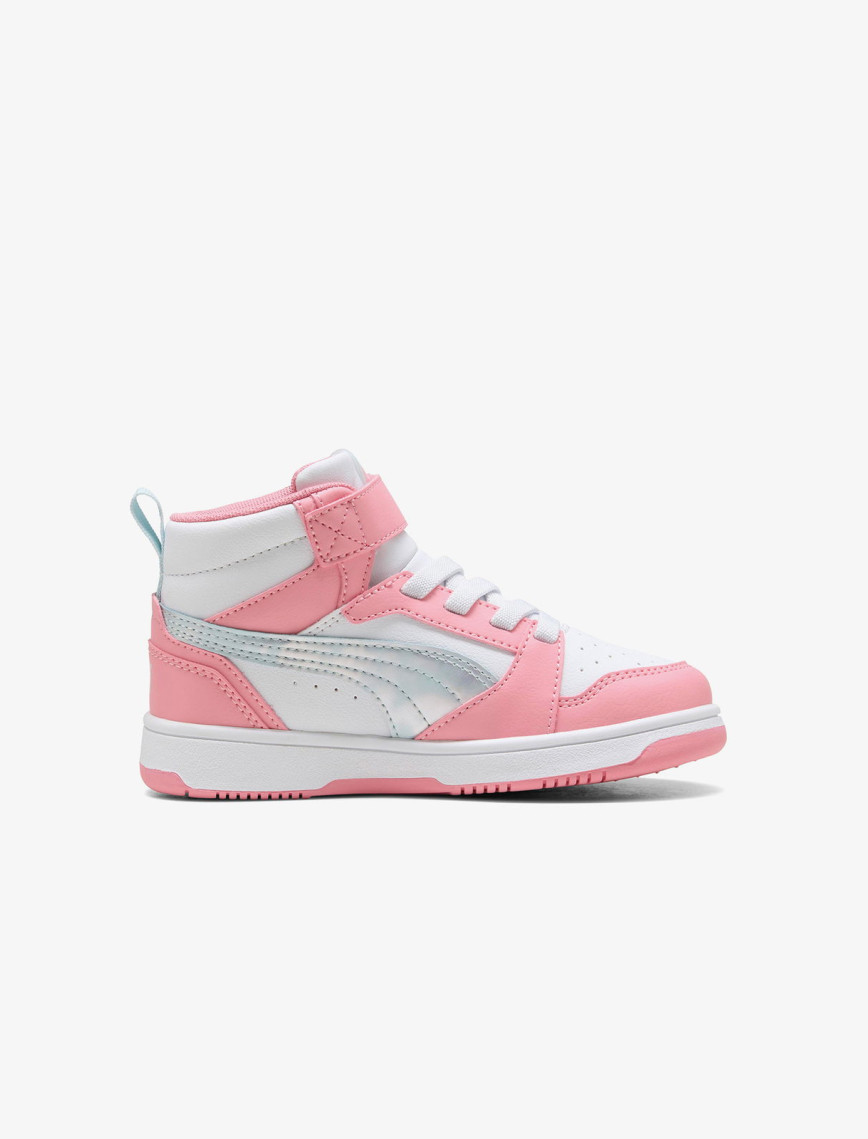 Puma Rebound V6 Mid Space Belle Çocuk Renkli Spor Ayakkabı Puma Rebound V6 Mid Space Belle Çocuk Renkli Spor Ayakkabı