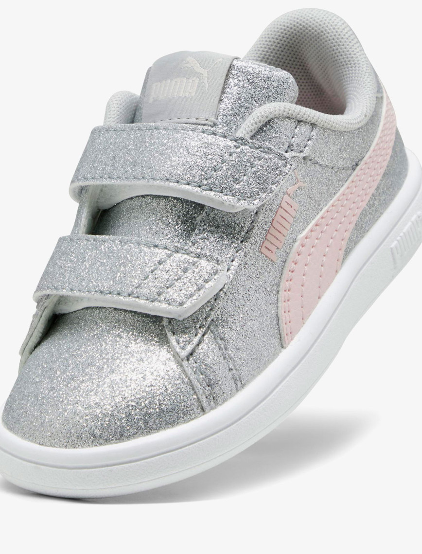 Puma Smash 3.0 Glit Glam V In Çocuk Gri Spor Ayakkabı Puma Smash 3.0 Glit Glam V In Çocuk Gri Spor Ayakkabı