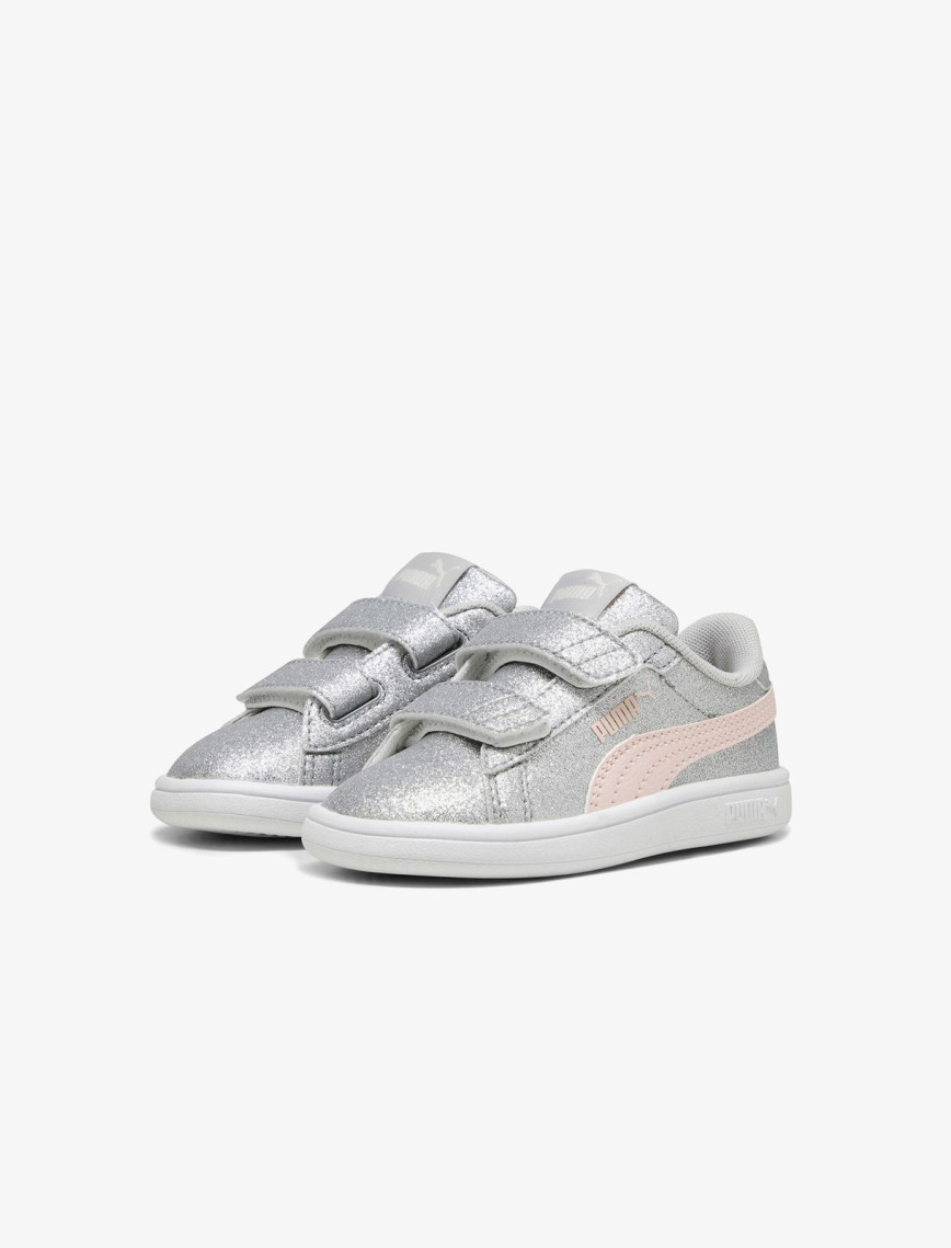 Puma Smash 3.0 Glit Glam V In Çocuk Gri Spor Ayakkabı Puma Smash 3.0 Glit Glam V In Çocuk Gri Spor Ayakkabı