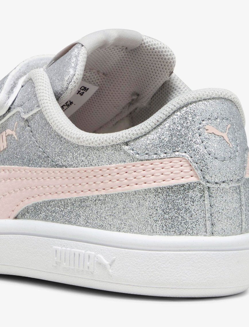 Puma Smash 3.0 Glit Glam V In Çocuk Gri Spor Ayakkabı Puma Smash 3.0 Glit Glam V In Çocuk Gri Spor Ayakkabı