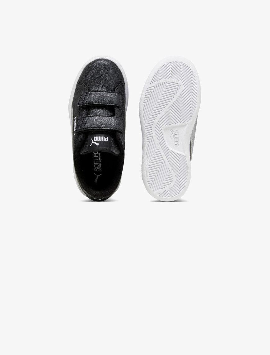 Puma Smash 3.0 Gliz Glam V PS Çocuk Siyah Spor Ayakkabı Puma Smash 3.0 Gliz Glam V PS Çocuk Siyah Spor Ayakkabı