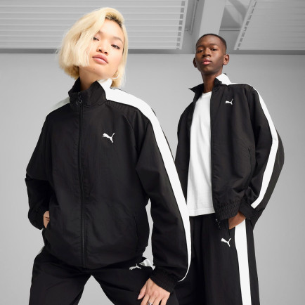 Puma T7 Oversized Track Unisex Siyah Ceket Puma T7 Oversized Track Unisex Siyah Ceket