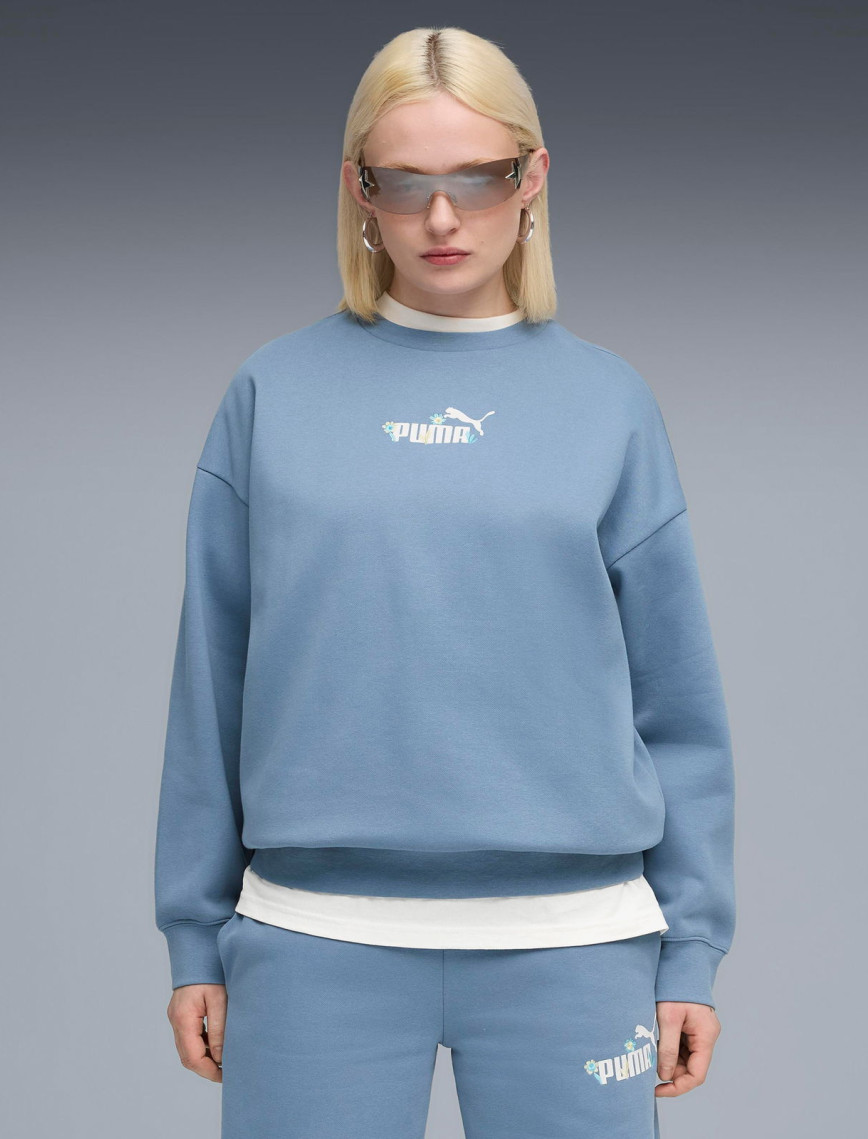 Puma Essential NATURE 2.0 Crew Kadın Siyah Sweatshirt Puma Essential NATURE 2.0 Crew Kadın Siyah Sweatshirt