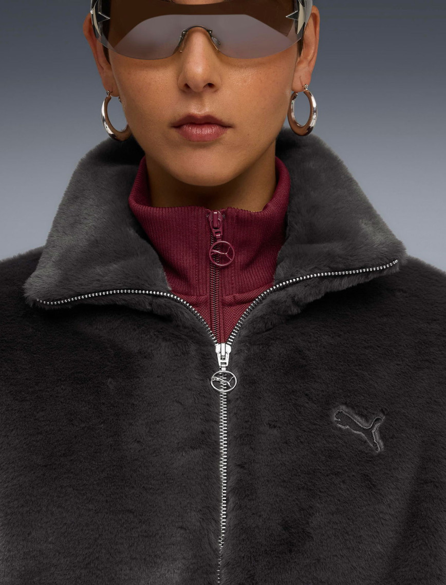 Puma Soft Fleece Kadın Koyu Gri Ceket Puma Soft Fleece Kadın Koyu Gri Ceket