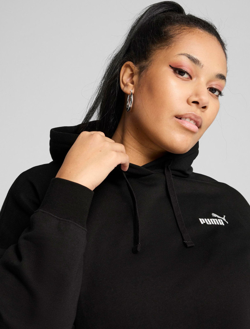 Puma Essential Small No. 1 Logo  Kadın Siyah Sweatshirt