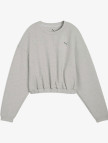Puma W Cloudspun Crew Kadın Gri Sweatshirt