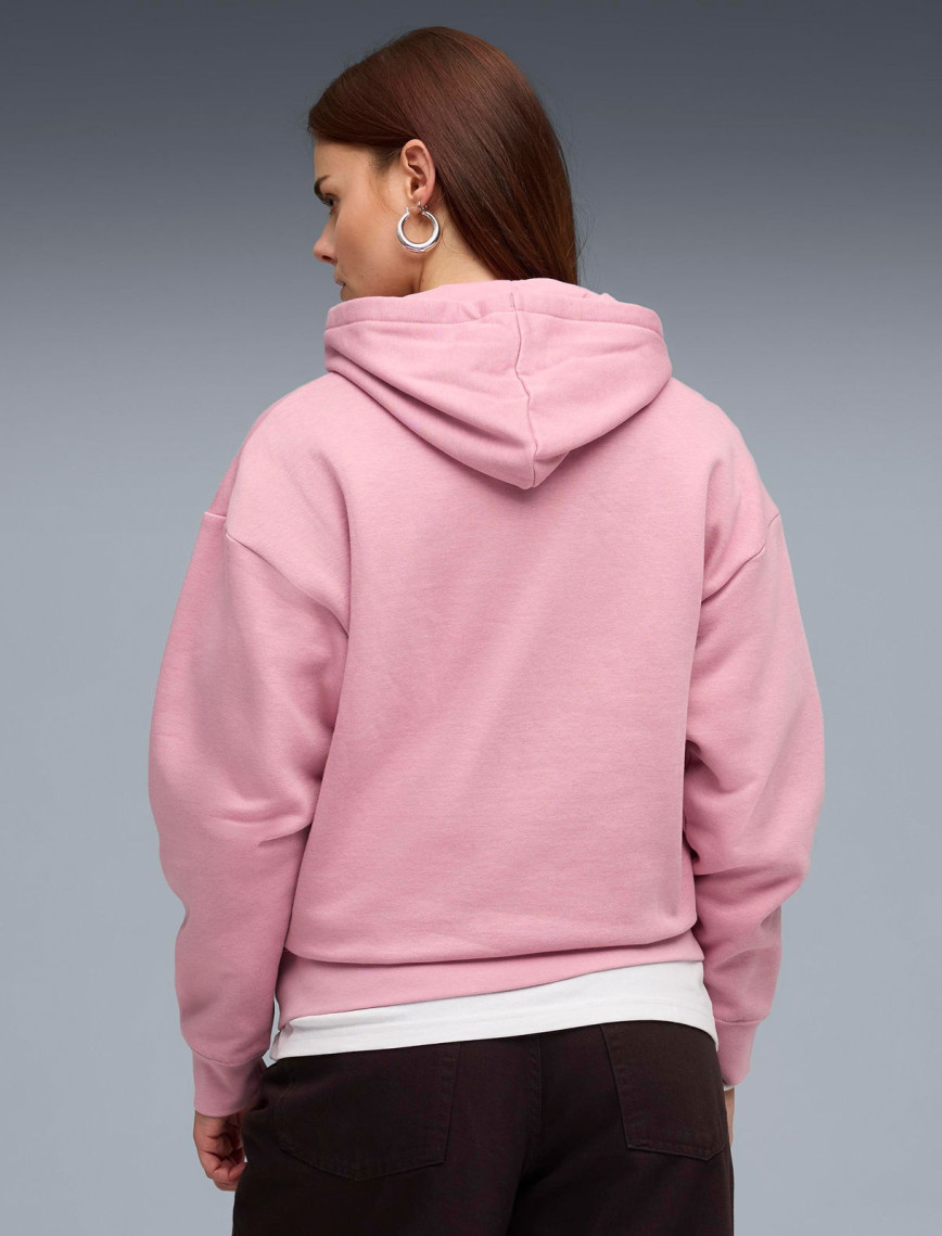 Puma Essential Small No. 1 Logo  Kadın Pembe Sweatshirt