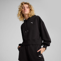 Puma Wardrobe Essential Cropped Kadın Siyah Sweatshirt Puma Wardrobe Essential Cropped Kadın Siyah Sweatshirt