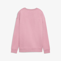 Puma Essential Small Logo Relaxed Crew Kadın Pembe Sweatshirt