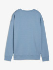 Puma Essential Small Logo Relaxed Crew Kadın Mavi Sweatshirt
