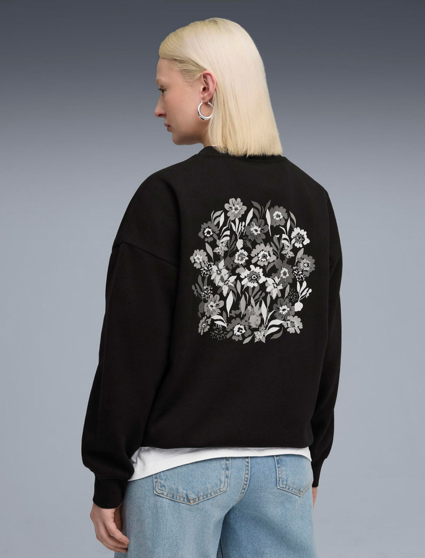 Puma Essential NATURE 2.0 Crew Kadın Siyah Sweatshirt Puma Essential NATURE 2.0 Crew Kadın Siyah Sweatshirt