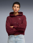 Puma Wardrobe Essential Cropped Kadın Kırmızı Sweatshirt Puma Wardrobe Essential Cropped Kadın Kırmızı Sweatshirt