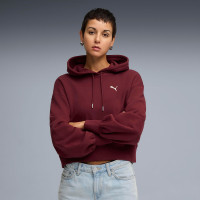 Puma Wardrobe Essential Cropped Kadın Kırmızı Sweatshirt Puma Wardrobe Essential Cropped Kadın Kırmızı Sweatshirt