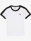 Puma T7 Slim Kadın Beyaz T-Shirt Puma T7 Slim Kadın Beyaz T-Shirt
