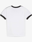 Puma T7 Slim Kadın Beyaz T-Shirt Puma T7 Slim Kadın Beyaz T-Shirt