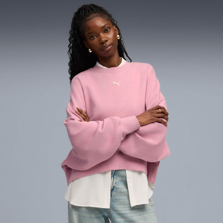 Puma Wardrobe Essential Crew Kadın Pembe Sweatshirt Puma Wardrobe Essential Crew Kadın Pembe Sweatshirt