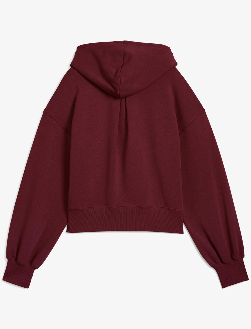 Puma Wardrobe Essential Cropped Kadın Kırmızı Sweatshirt Puma Wardrobe Essential Cropped Kadın Kırmızı Sweatshirt