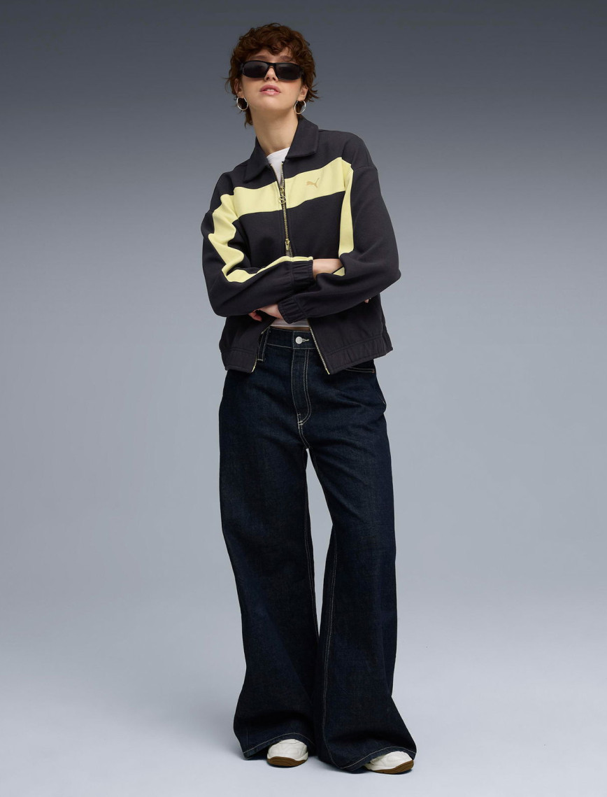 Puma T7 Relaxed Track Kadın Lacivert Ceket Puma T7 Relaxed Track Kadın Lacivert Ceket