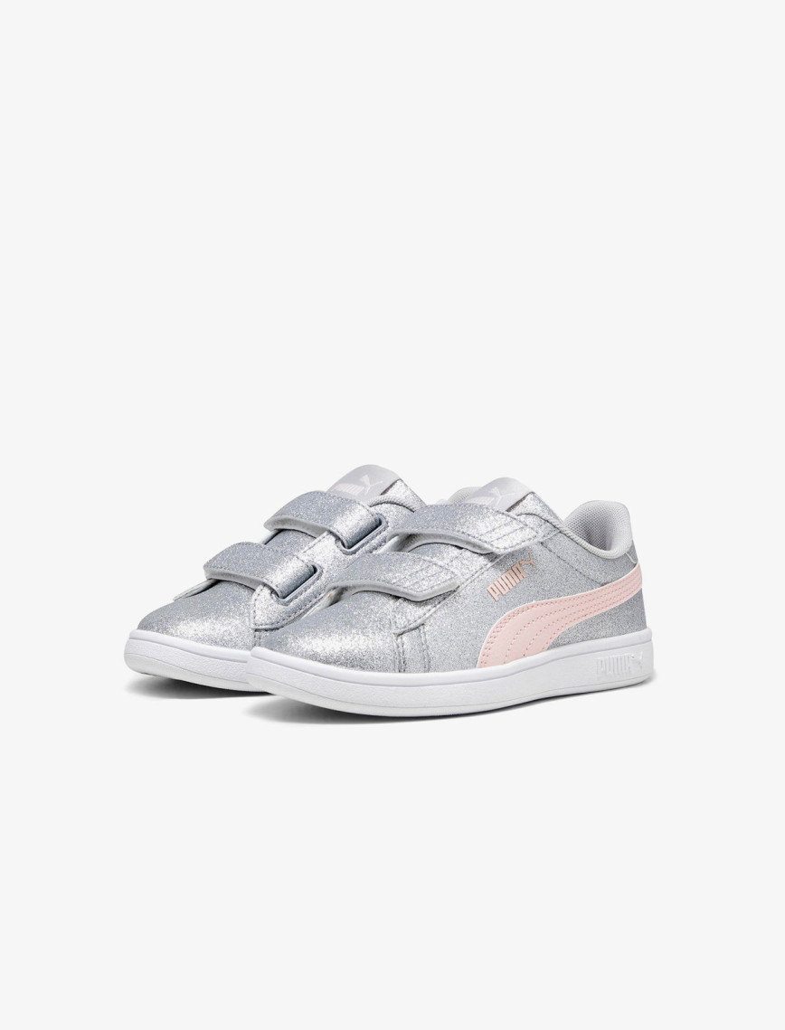 Puma Smash 3.0 Gliz Glam V PS Çocuk Gri Spor Ayakkabı Puma Smash 3.0 Gliz Glam V PS Çocuk Gri Spor Ayakkabı