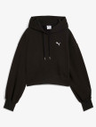 Puma Wardrobe Essential Cropped Kadın Siyah Sweatshirt Puma Wardrobe Essential Cropped Kadın Siyah Sweatshirt
