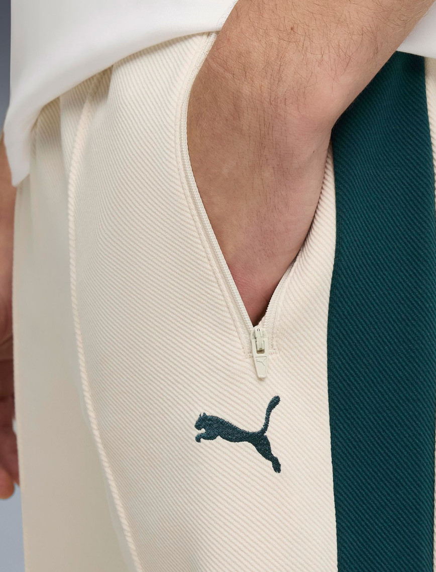 Puma T7 Relaxed Track s Unisex Yeşil Eşofman Altı