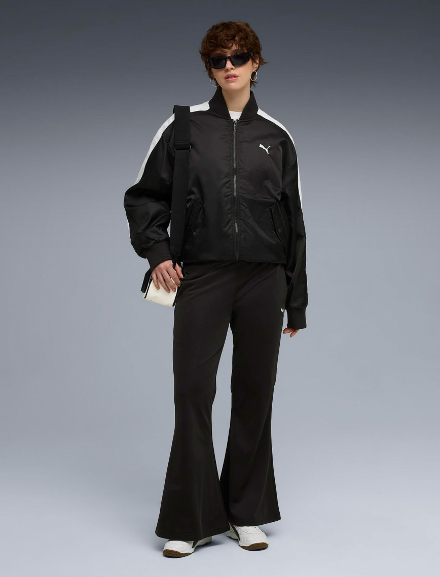 Puma Wardrobe Essential Flared s Kadın Siyah Eşofman Altı