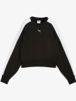 Puma T7 Over-Oversized Crew Kadın Siyah Sweatshirt Puma T7 Over-Oversized Crew Kadın Siyah Sweatshirt