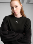 Puma Wardrobe Essential Crew Kadın Siyah Sweatshirt Puma Wardrobe Essential Crew Kadın Siyah Sweatshirt
