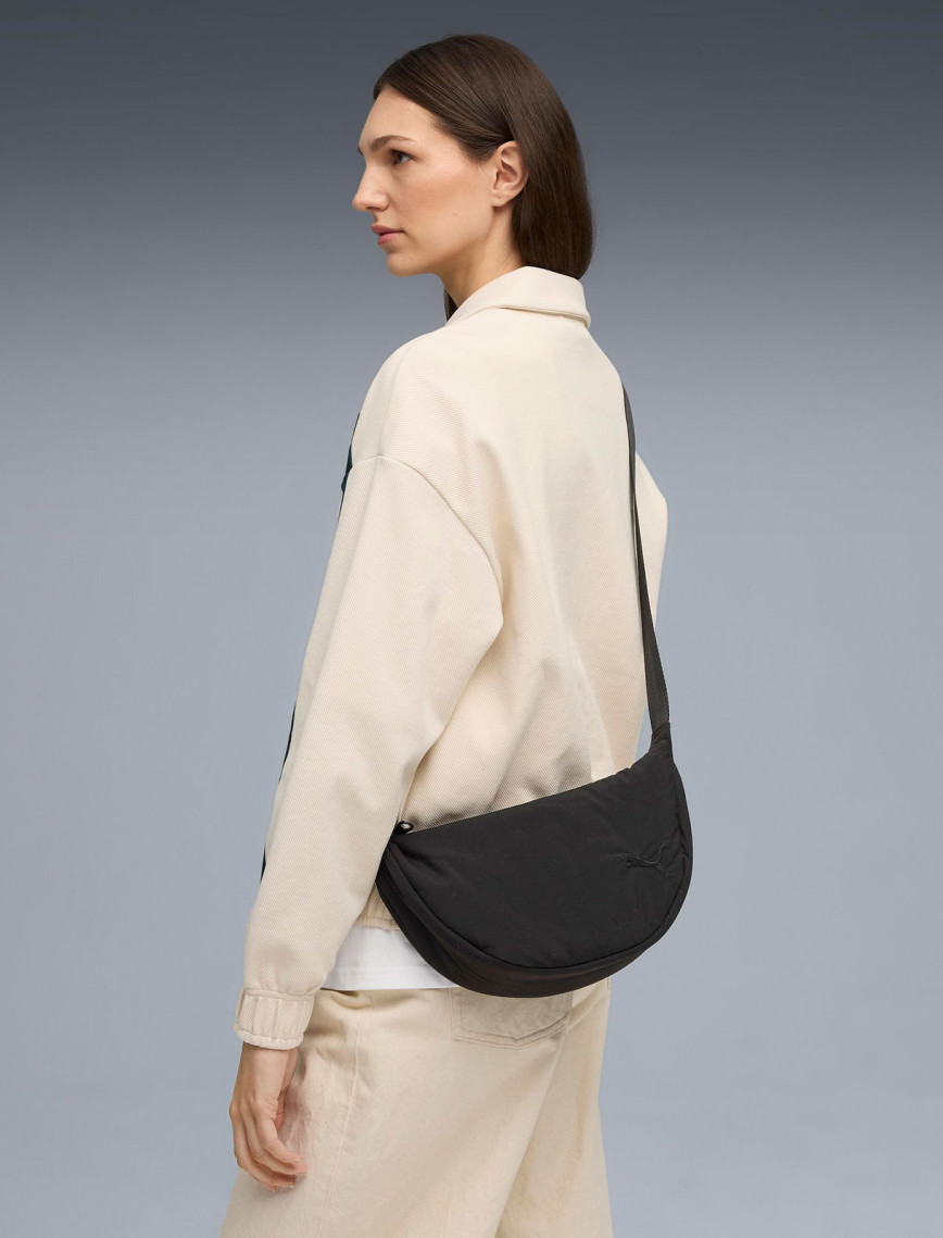 Puma HER Half Moon Bag Kadın Siyah Çanta Puma HER Half Moon Bag Kadın Siyah Çanta