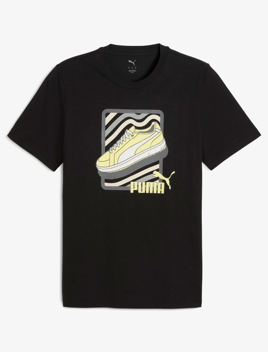 Puma Graphic Erkek Siyah T-Shirt Puma Graphic Erkek Siyah T-Shirt