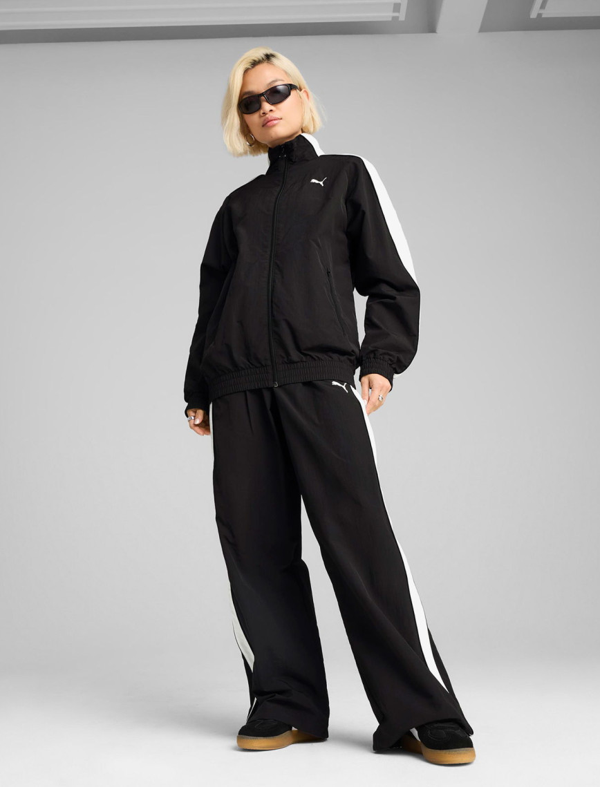Puma T7 Oversized Track Unisex Siyah Ceket Puma T7 Oversized Track Unisex Siyah Ceket