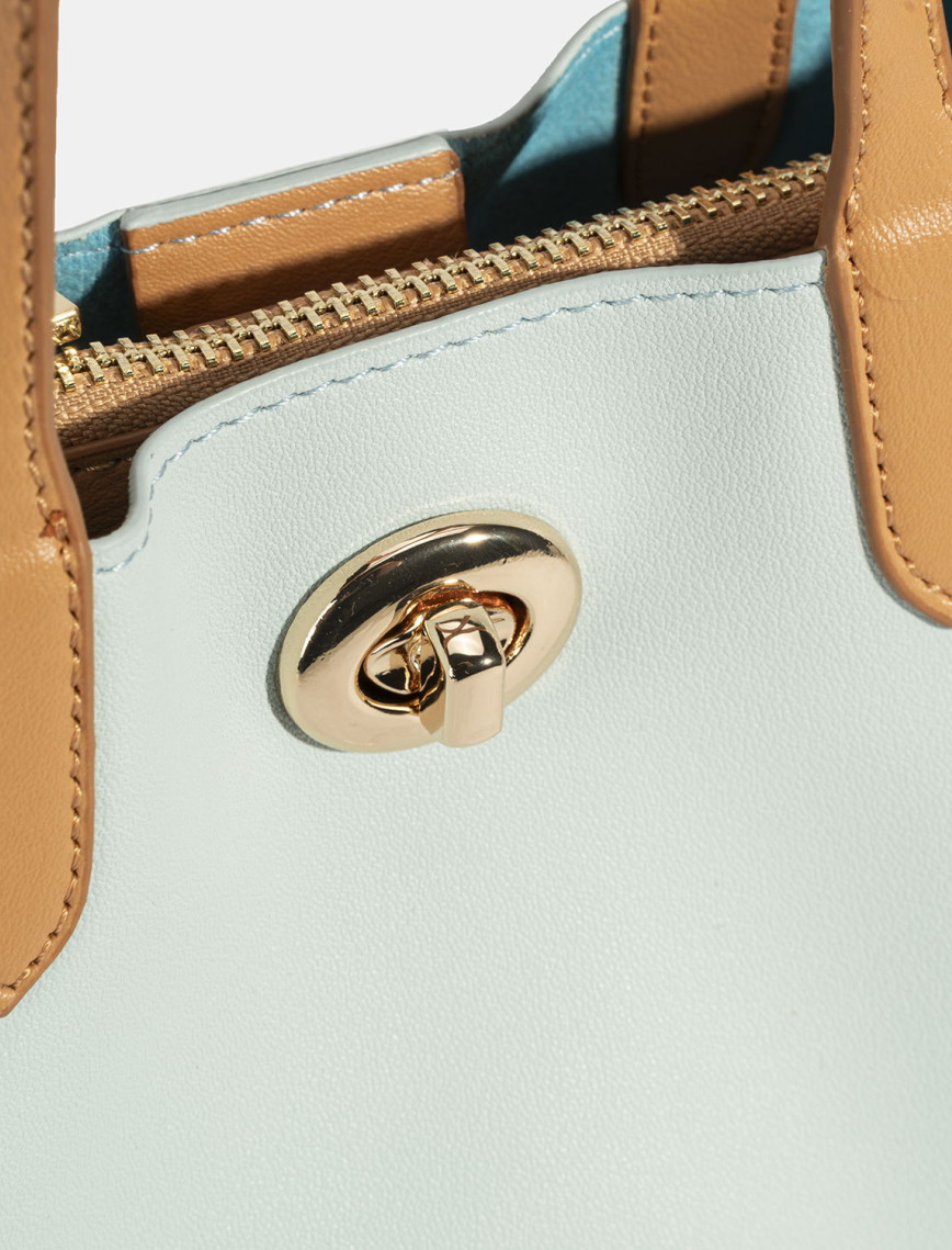 Kadın Mavi Omuz Askılı Mini El Çantası