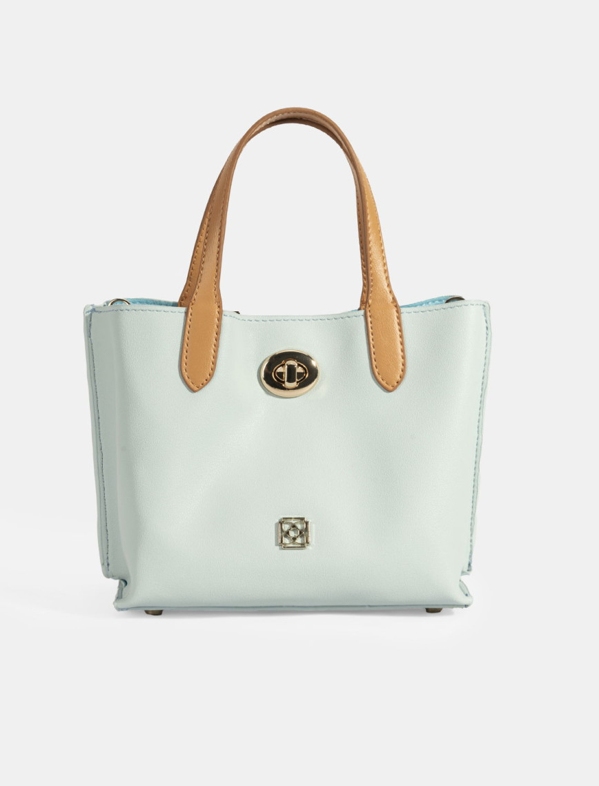 Kadın Mavi Omuz Askılı Mini El Çantası