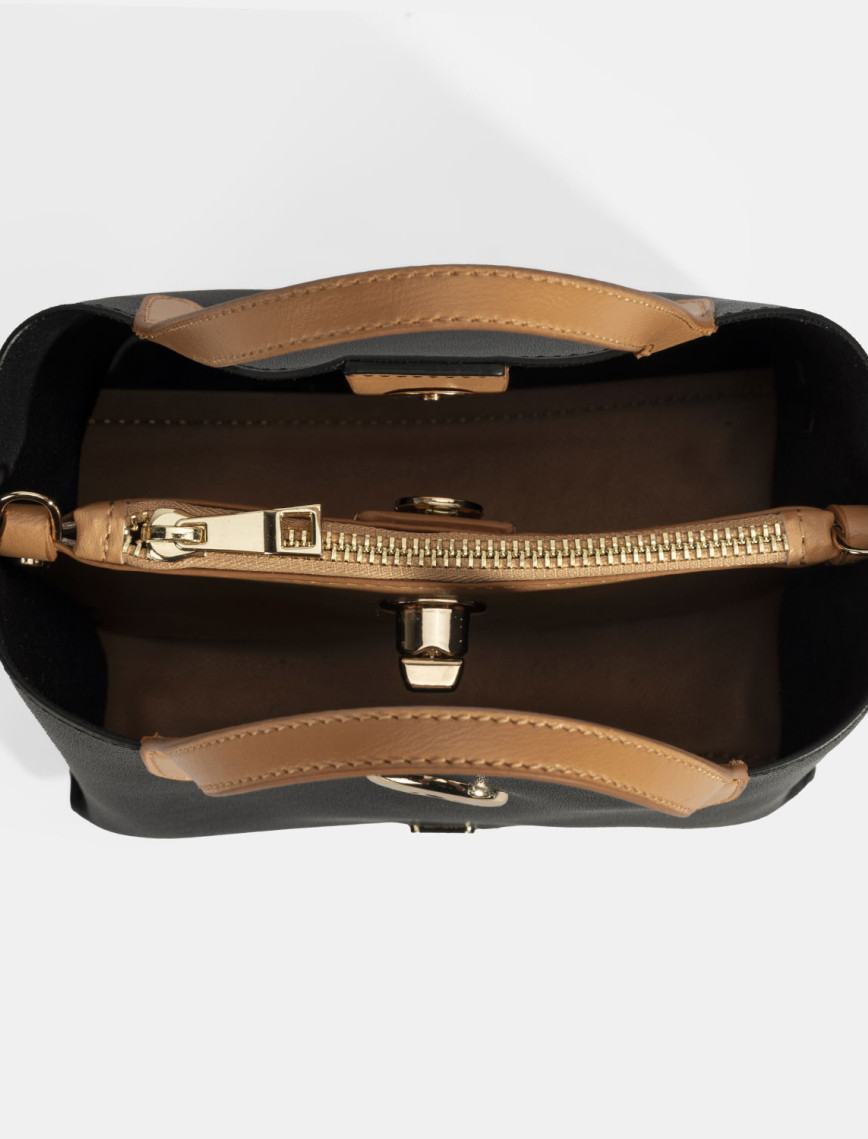 Kadın Siyah Omuz Askılı Mini El Çantası