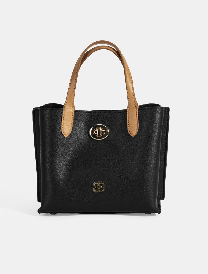 Kadın Siyah Omuz Askılı Mini El Çantası