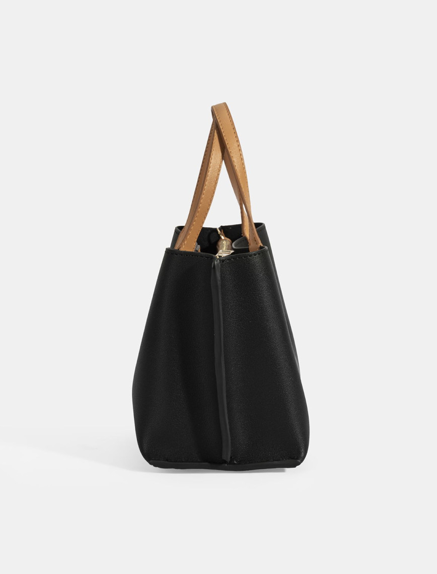 Kadın Siyah Omuz Askılı Mini El Çantası