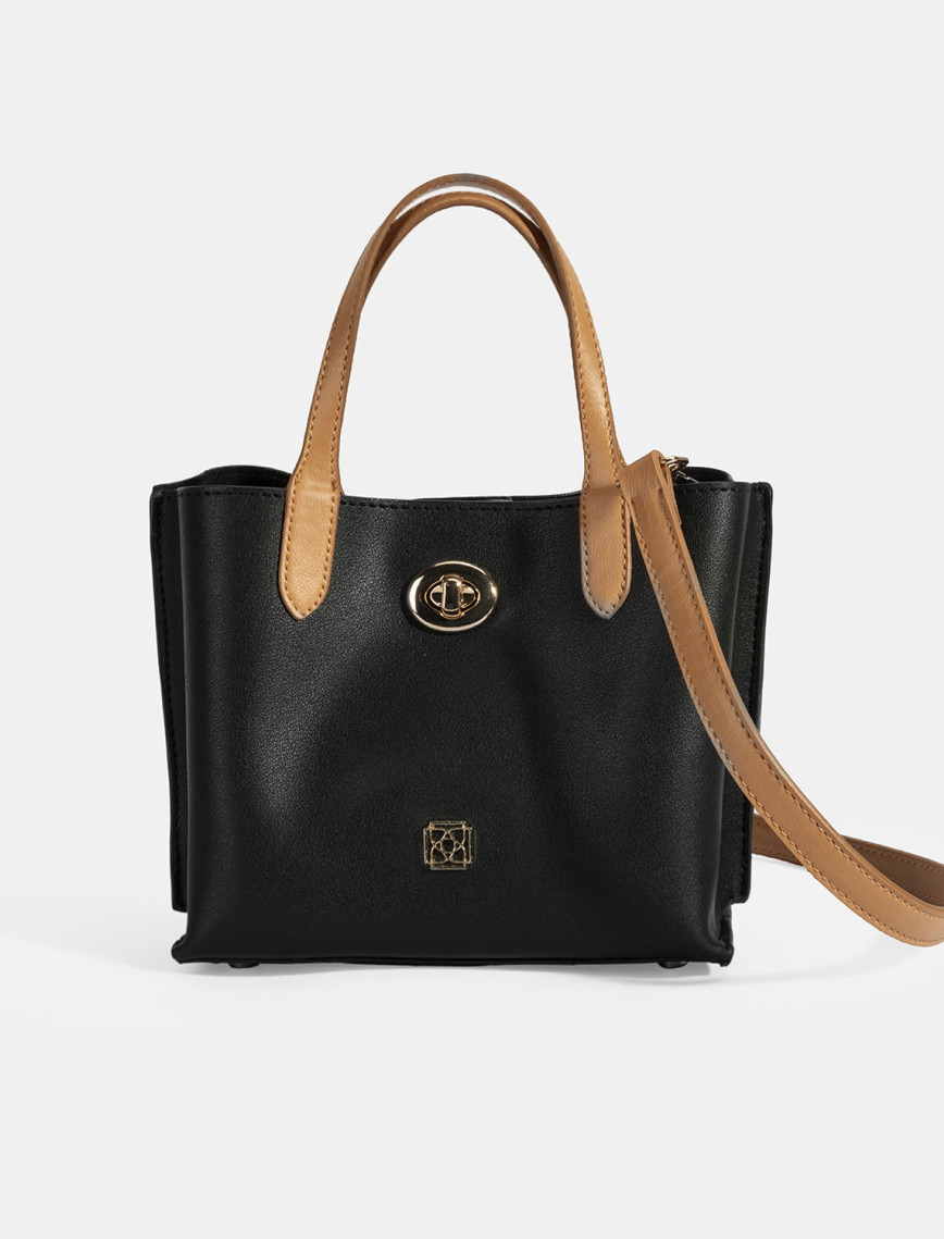 Kadın Siyah Omuz Askılı Mini El Çantası