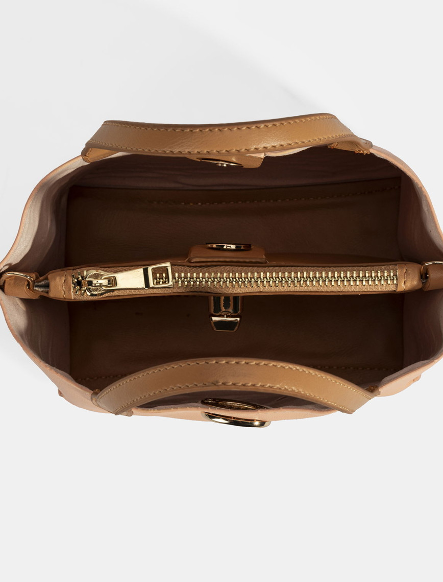 Kadın Turuncu Omuz Askılı Mini El Çantası