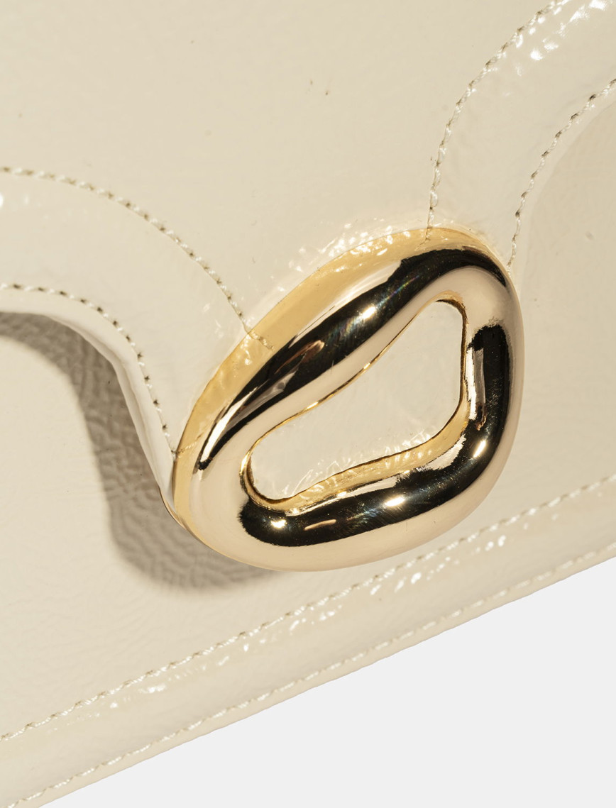 Kadın Krem Postacı Çantası Kadın Krem Postacı Çantası