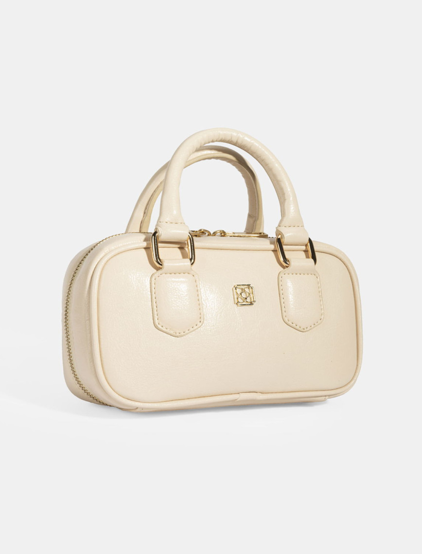 Kadın Ten Omuz Askılı Mini El Çantası Kadın Ten Omuz Askılı Mini El Çantası