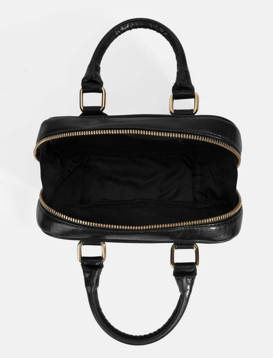 Kadın Siyah Omuz Askılı Mini El Çantası Kadın Siyah Omuz Askılı Mini El Çantası