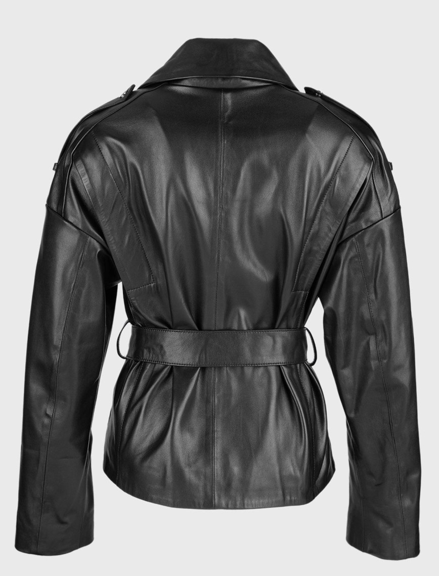 Valmenti Kadın Hakiki Deri Siyah Mont Valmenti Kadın Hakiki Deri Siyah Mont