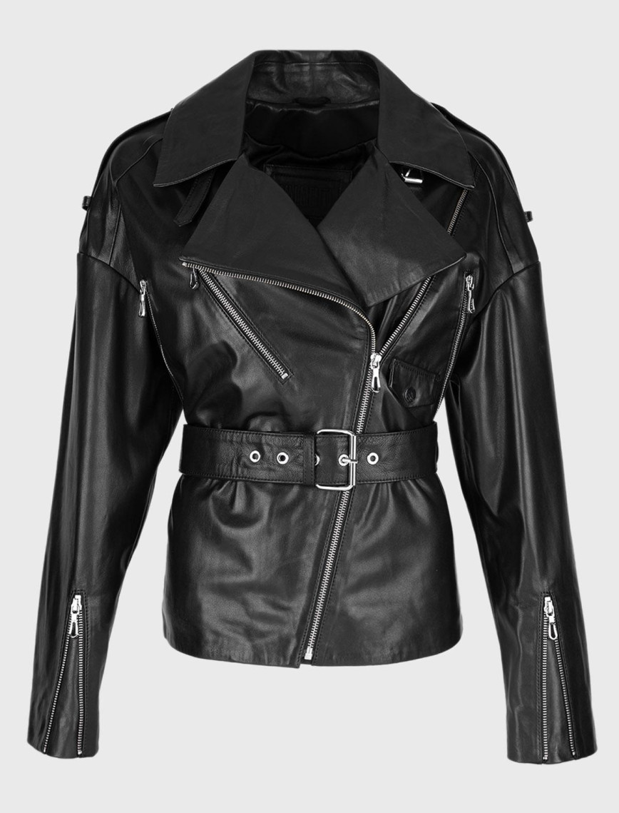 Valmenti Kadın Hakiki Deri Siyah Mont Valmenti Kadın Hakiki Deri Siyah Mont