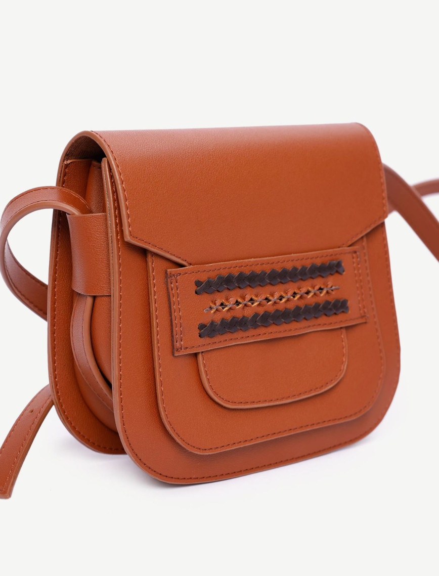 YARGICI Örgü Detaylı Çapraz Çanta YARGICI Örgü Detaylı Çapraz Çanta