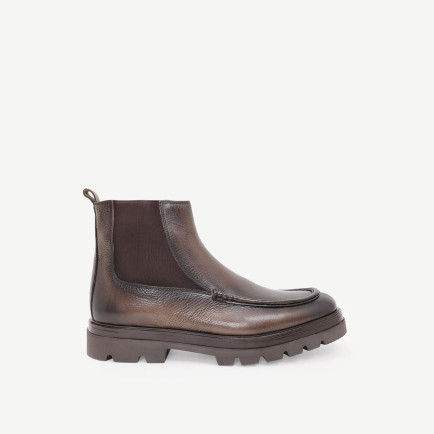 YARGICI Retro Görünümlü Lastikli Deri Bot