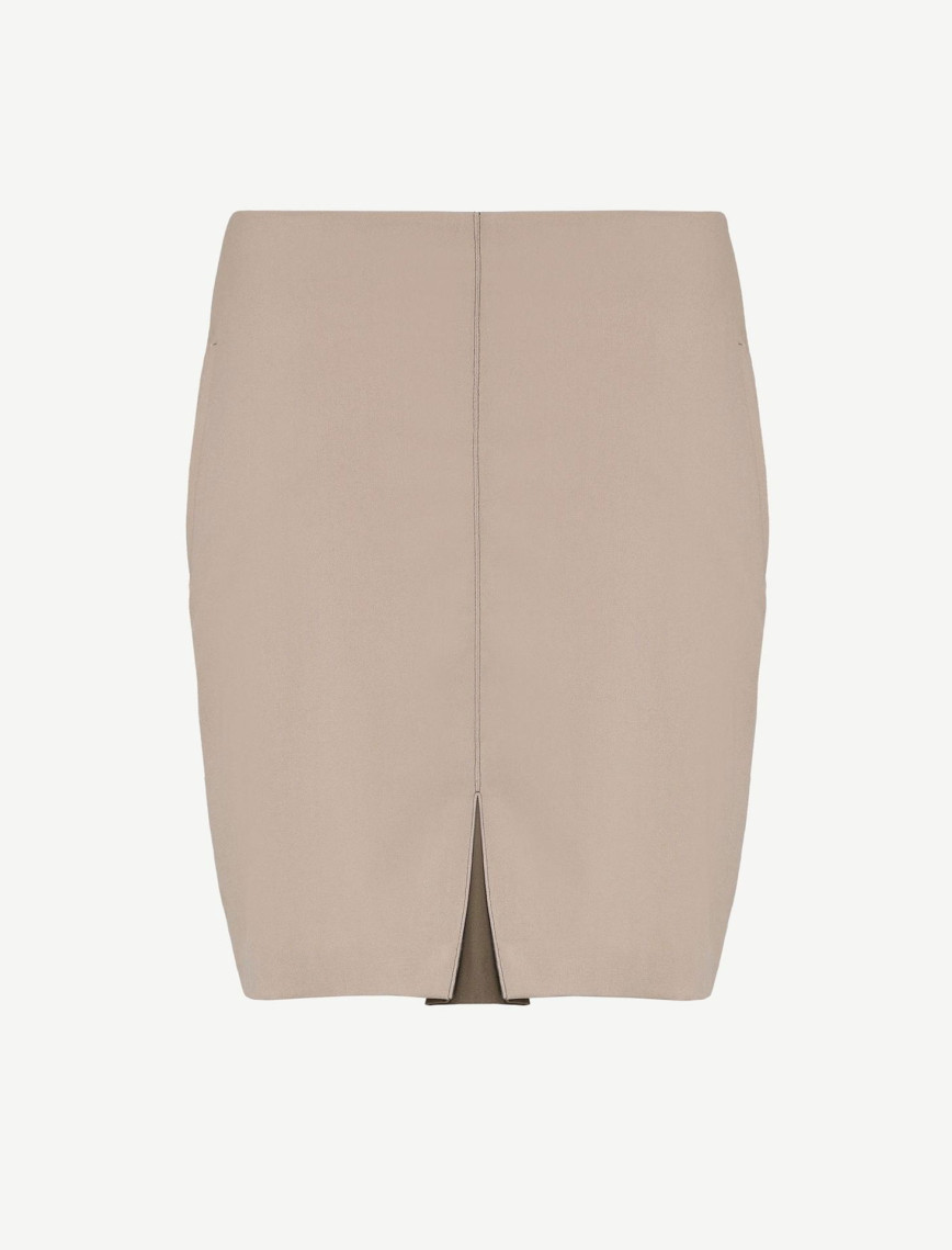 YARGICI Önü Kontrast Detaylı Kısa Etek YARGICI Önü Kontrast Detaylı Kısa Etek