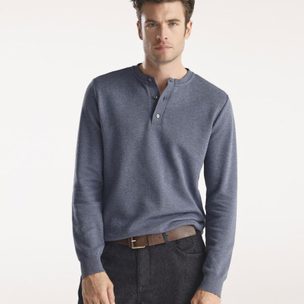 YARGICI Erkek Bisiklet Yaka Düğmeli Triko YARGICI Erkek Bisiklet Yaka Düğmeli Triko